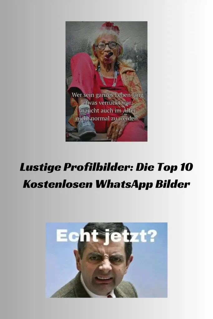Lustige Profilbilder: Die Top 10 Kostenlosen WhatsApp Bilder