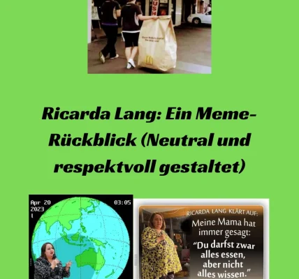 Ricarda Lang Ein Meme-Rückblick (Neutral und respektvoll gestaltet)