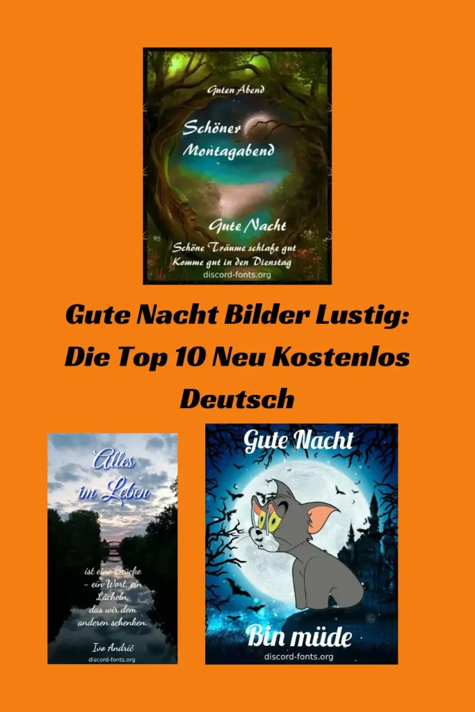 Gute Nacht Bilder Lustig: Die Top 10 Neu Kostenlos Deutsch